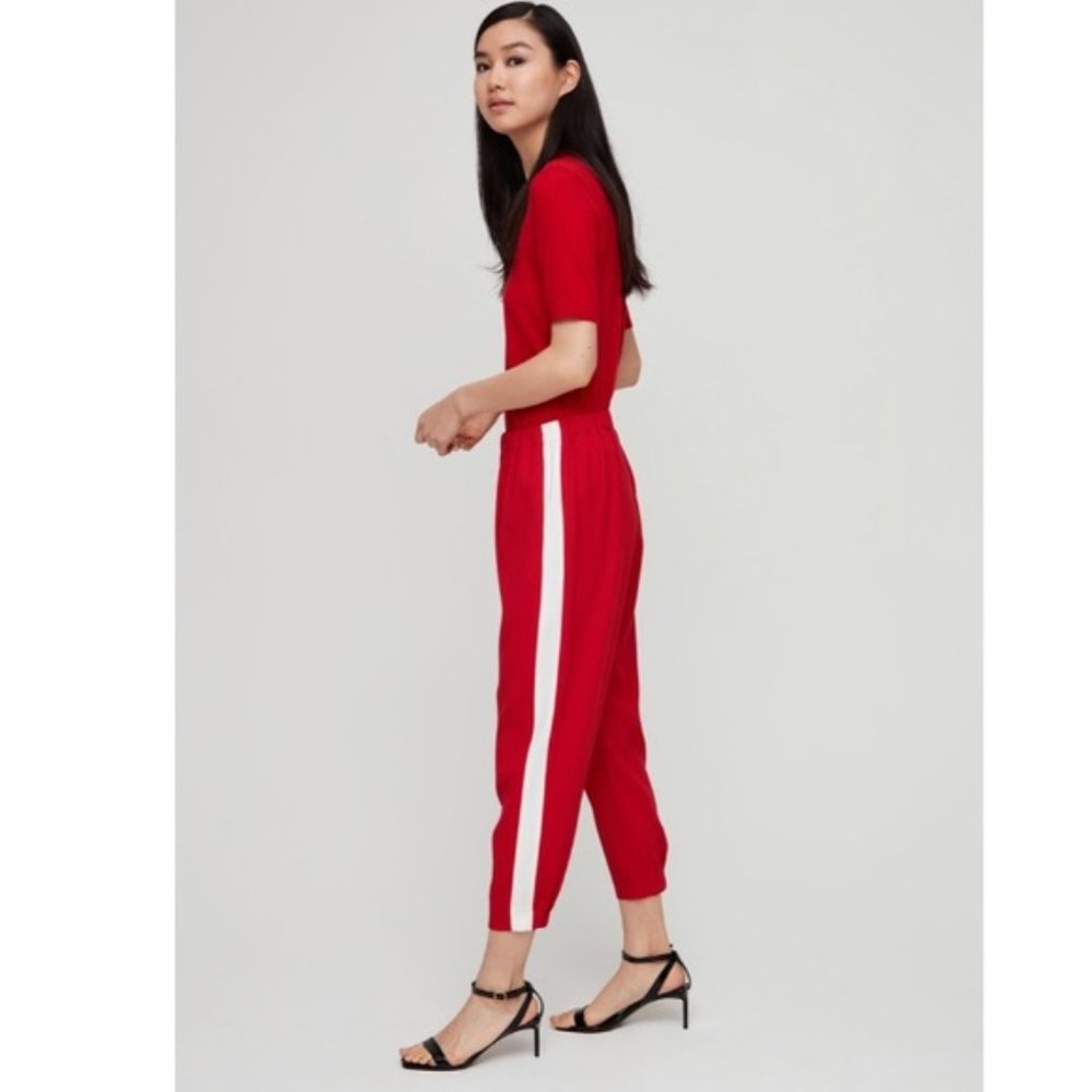 NWT RARE Aritiza Babaton Red Conan Dexter Terado Pants (6)